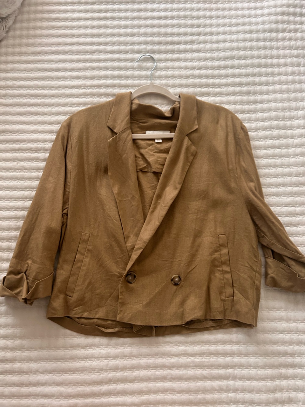 Zara Light Brown Relaxed  Blazer